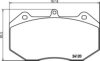 TEXTAR 2412001 Brake Pad Set, disc brake